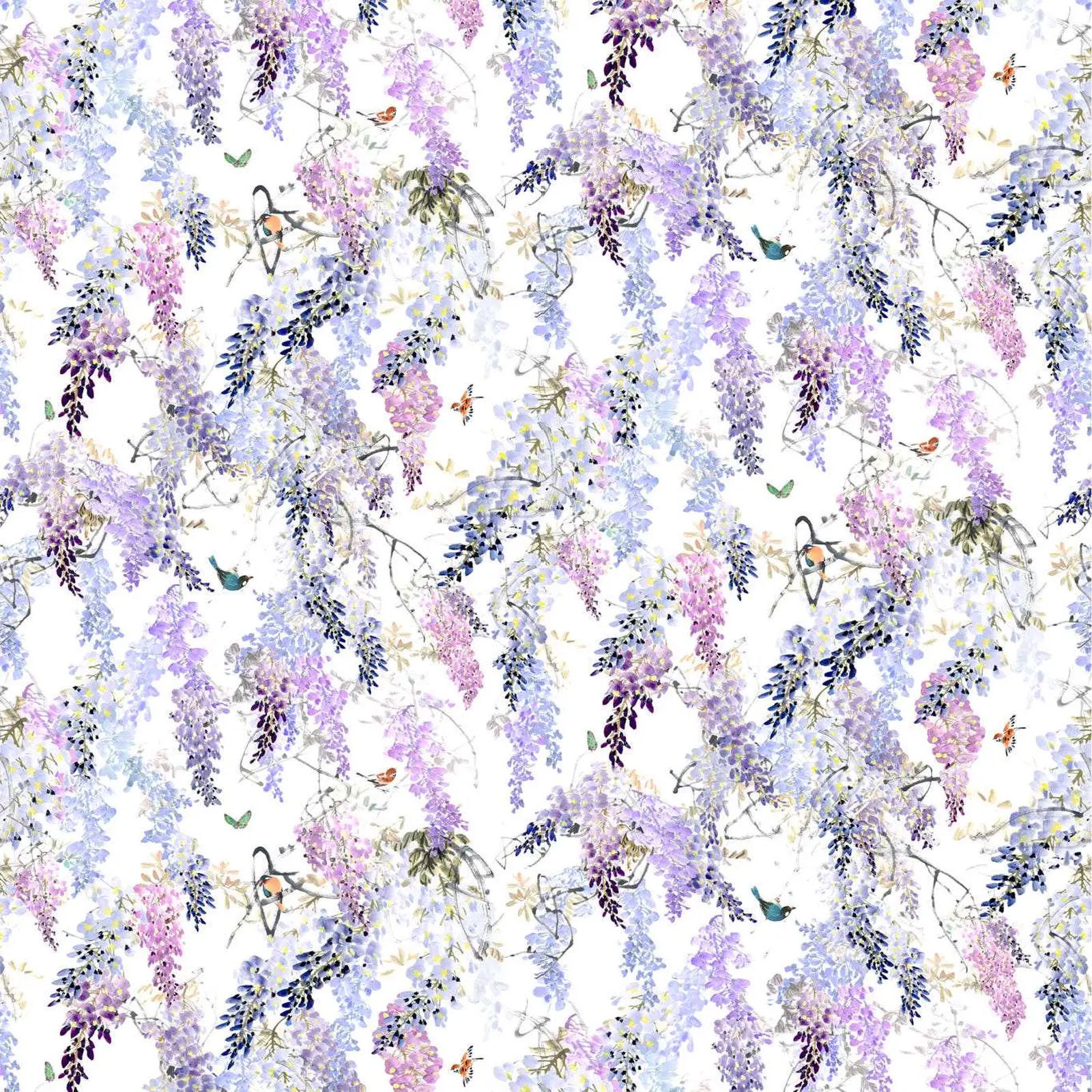 Sanderson Wisteria Falls Wallpaper