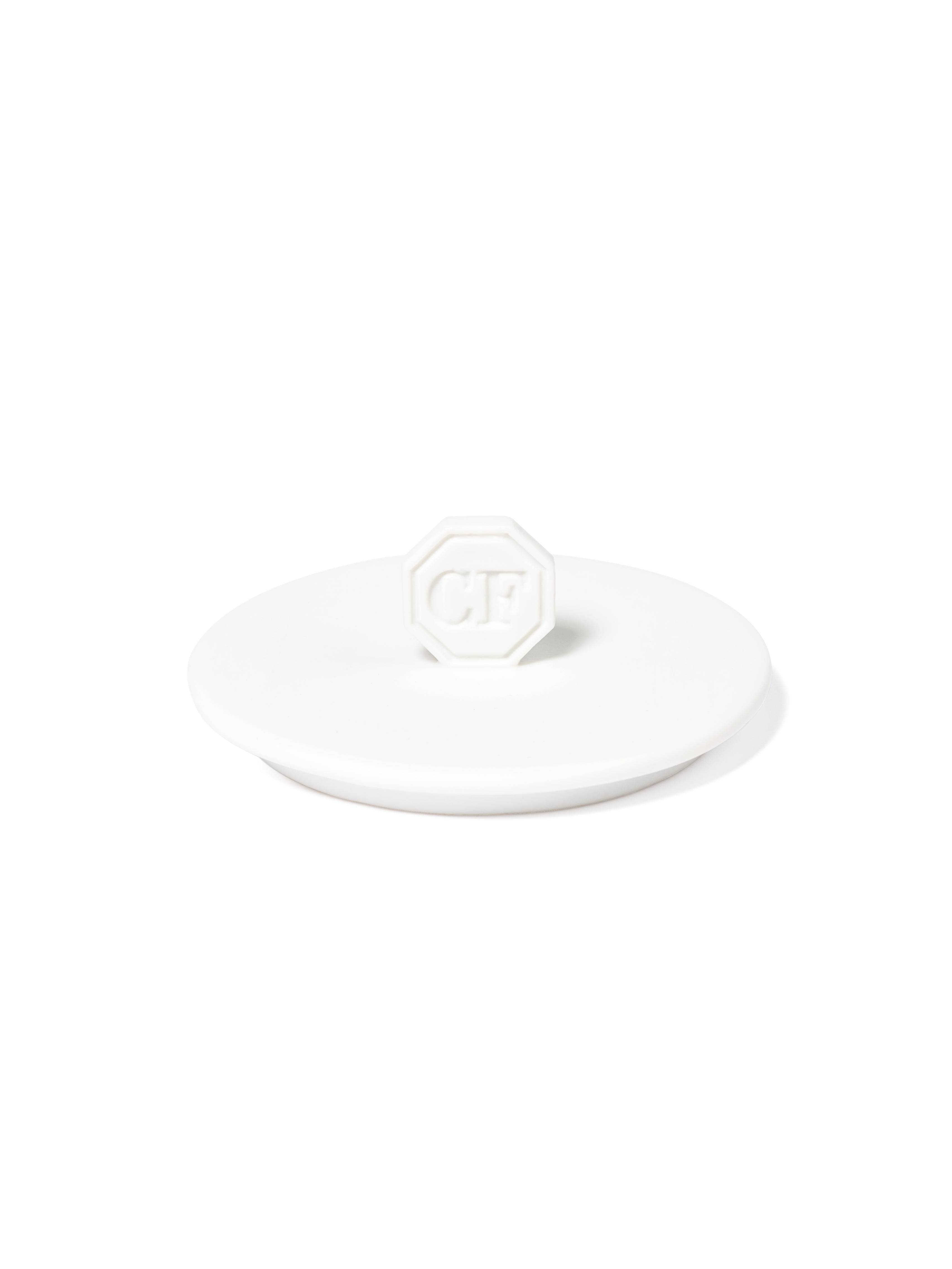 Carrière Frères White Porcelaine Topper