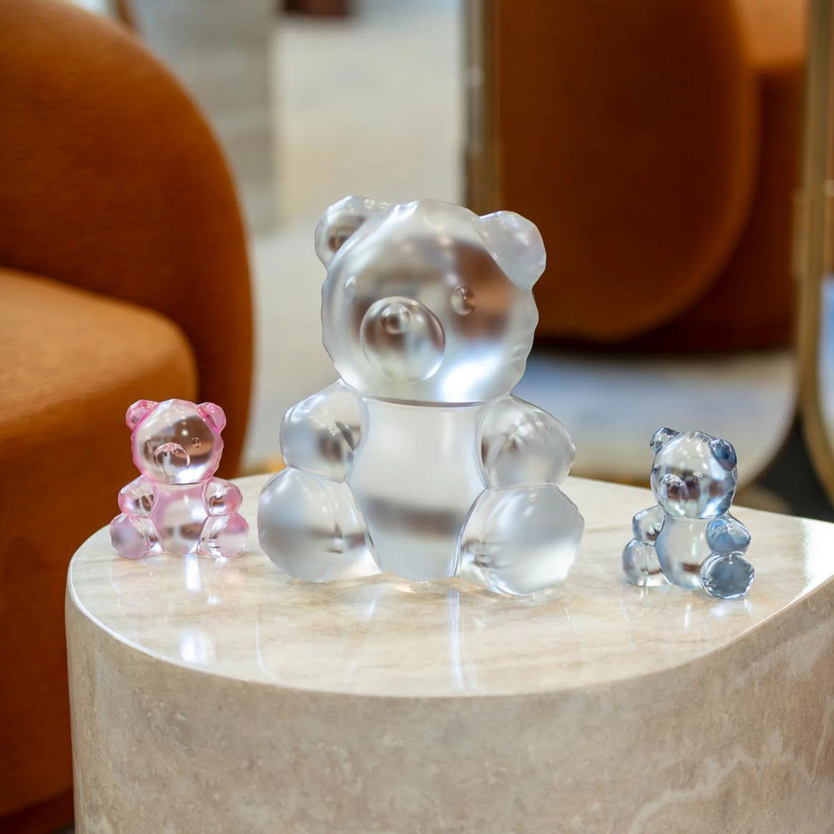 Lalique Teddy Air Large Clear Crystal - große Kristallskulptur