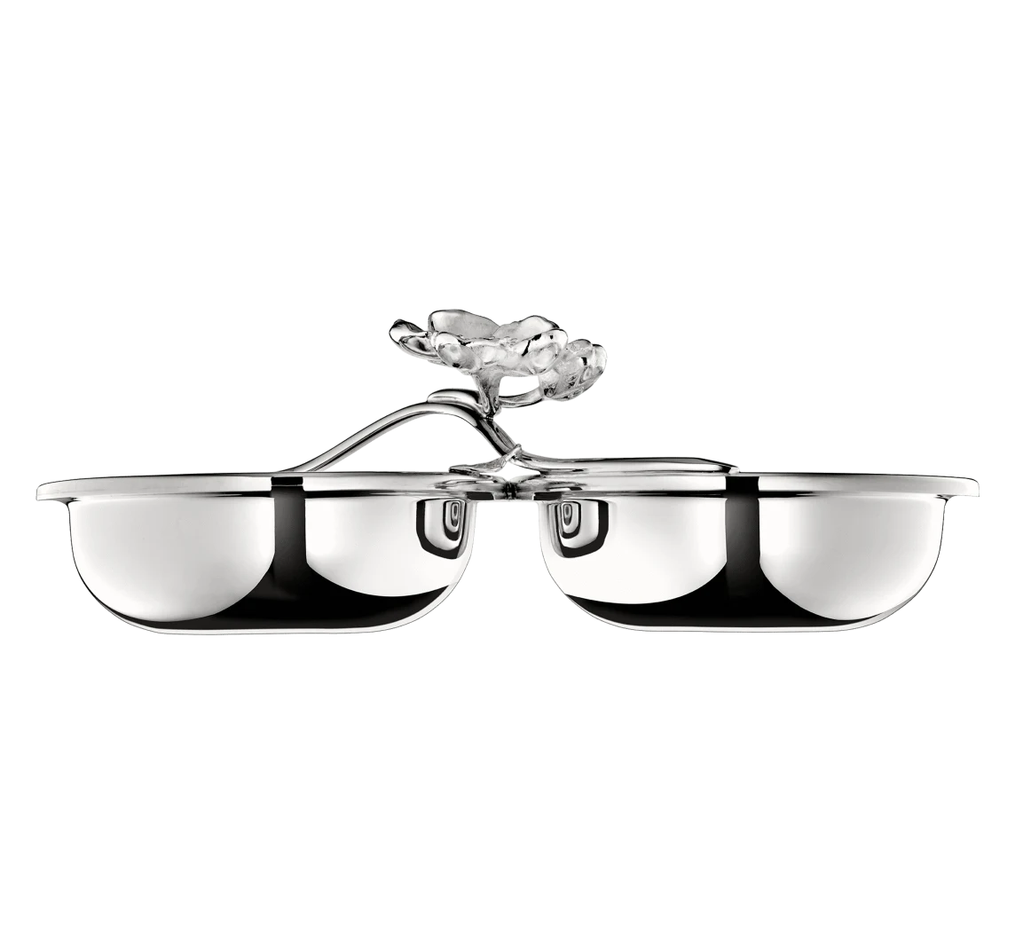 Christofle Anemone Schale Doppelt versilbert