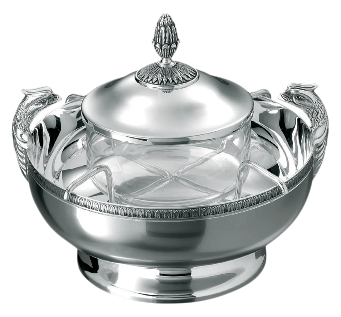 Christofle Malmaison Silver-Plated Caviar Servier Set