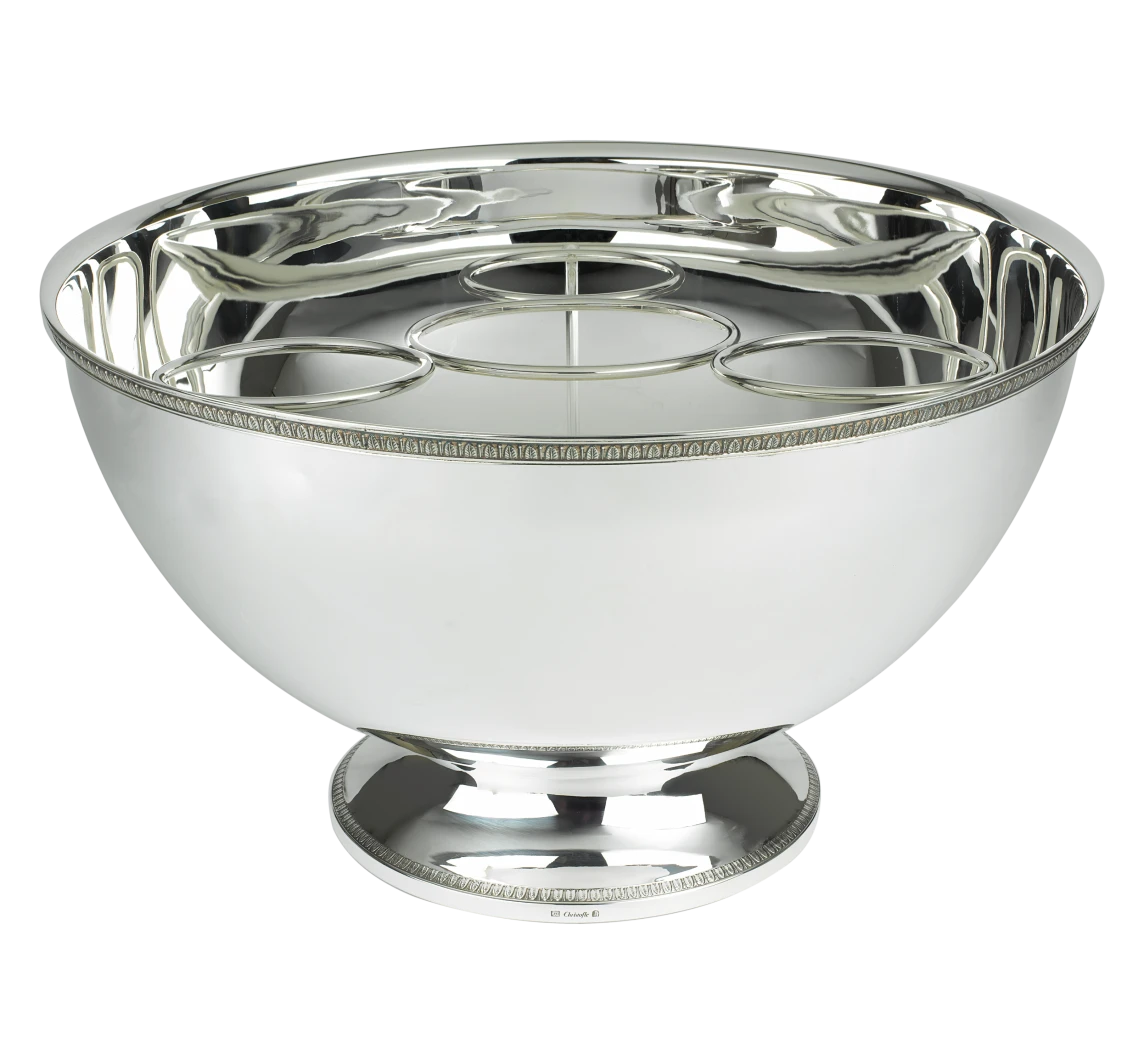 Christofle Malmaison Silver-Plated 3-er Flaschenring Einsatz