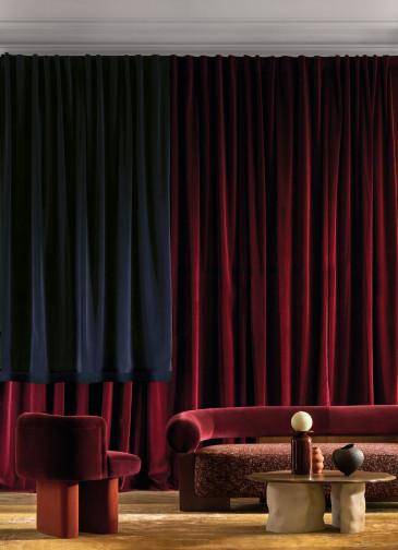 Casamance Dolce Vita – robuster Polstersamt aus Baumwolle