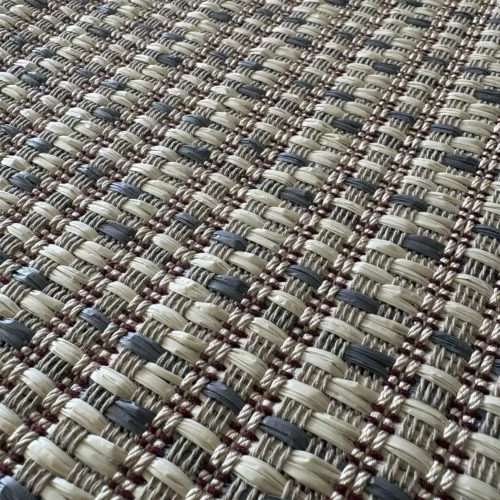 Lorenzo Castillo Mauregato - Polsterstoff, Raffia Gewebestruktur
