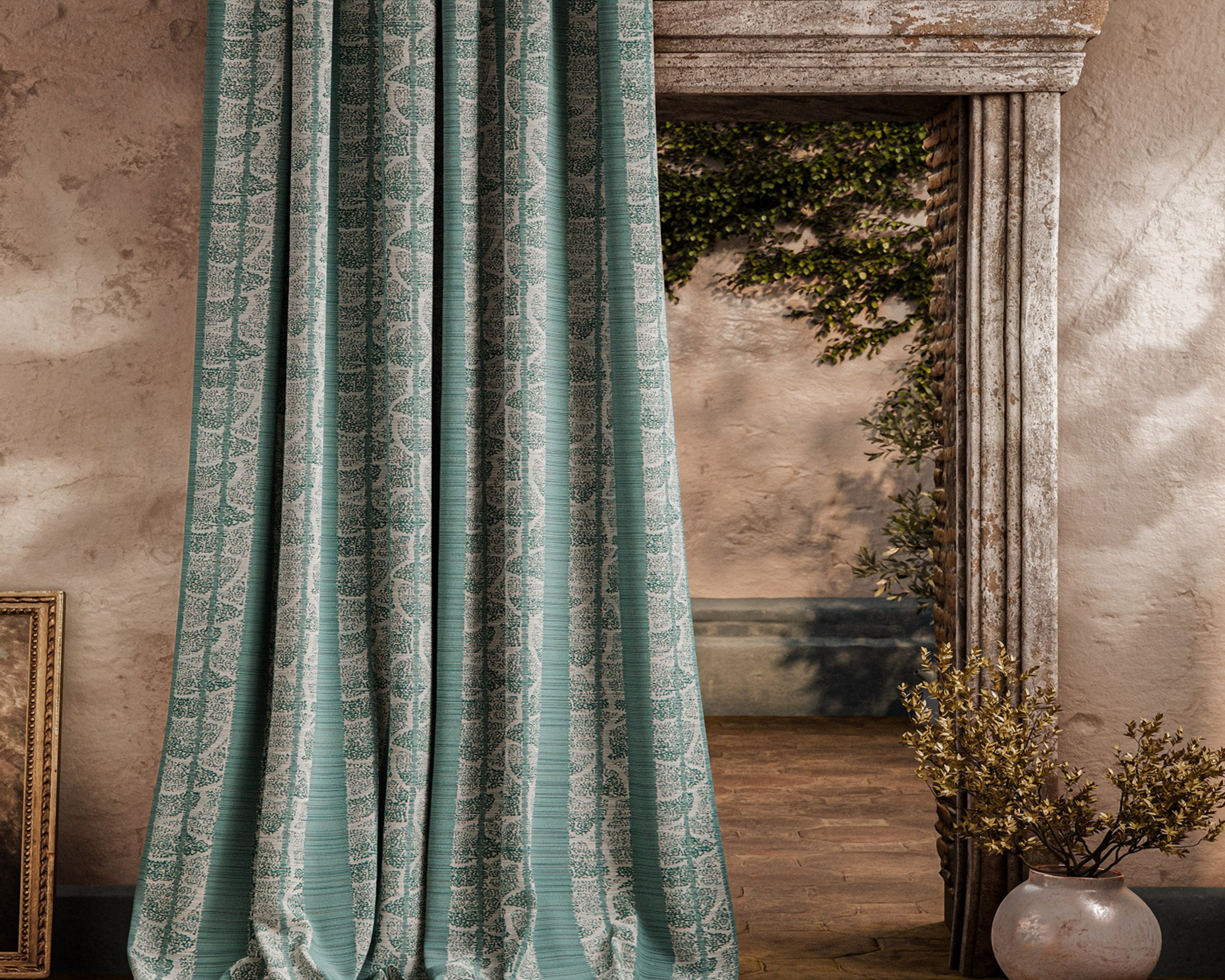 Zoffany Kyoto Stripe - recyceltem Outdoor-Polsterstoff