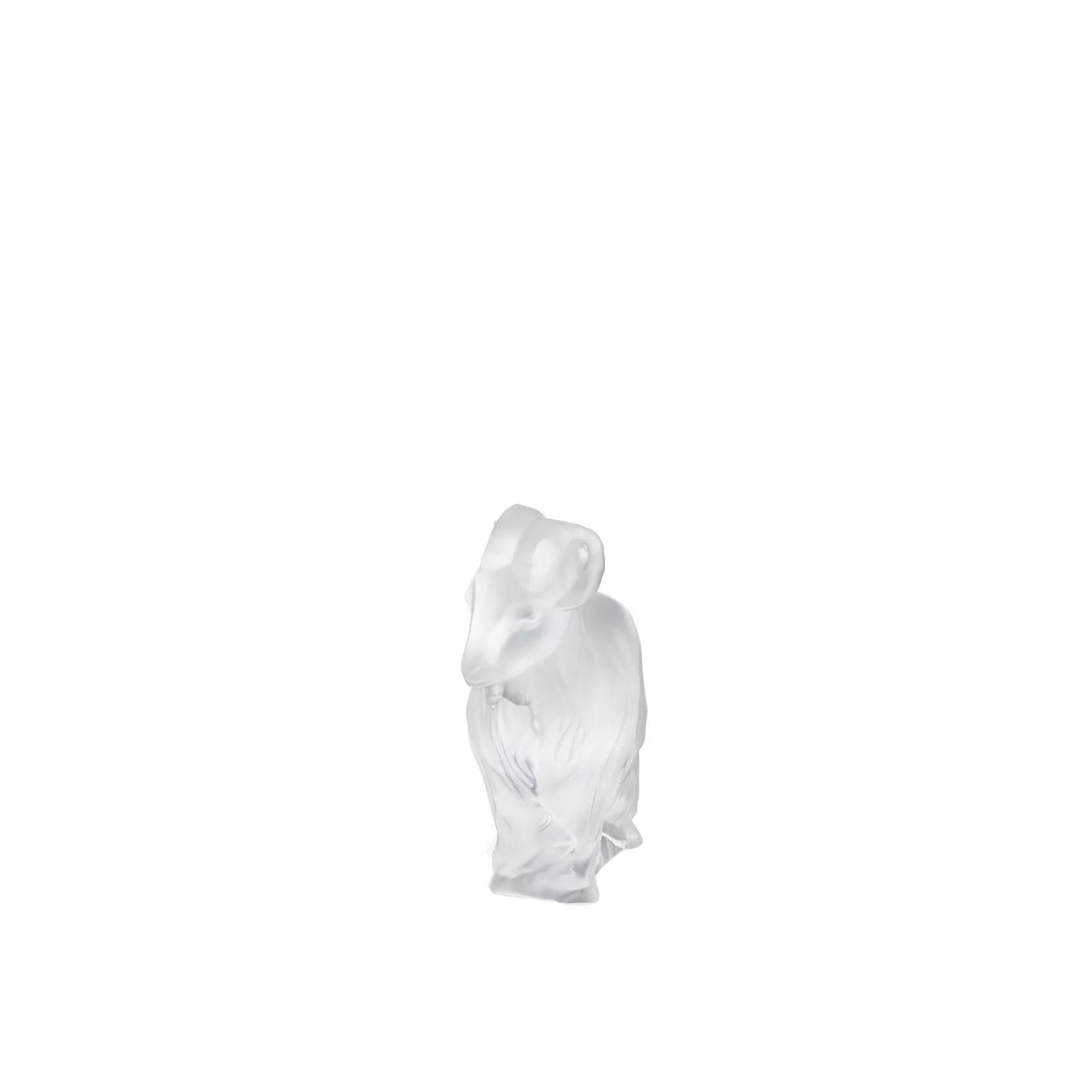 Lalique Goat 2027 – Ziege als Skulptur aus klarem Kristall