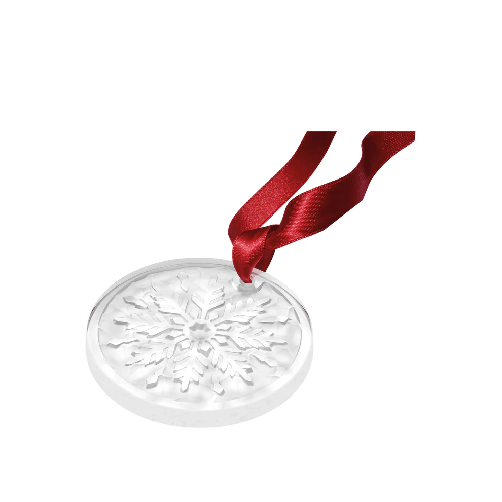 Lalique Frost Christmas Ornament - klar