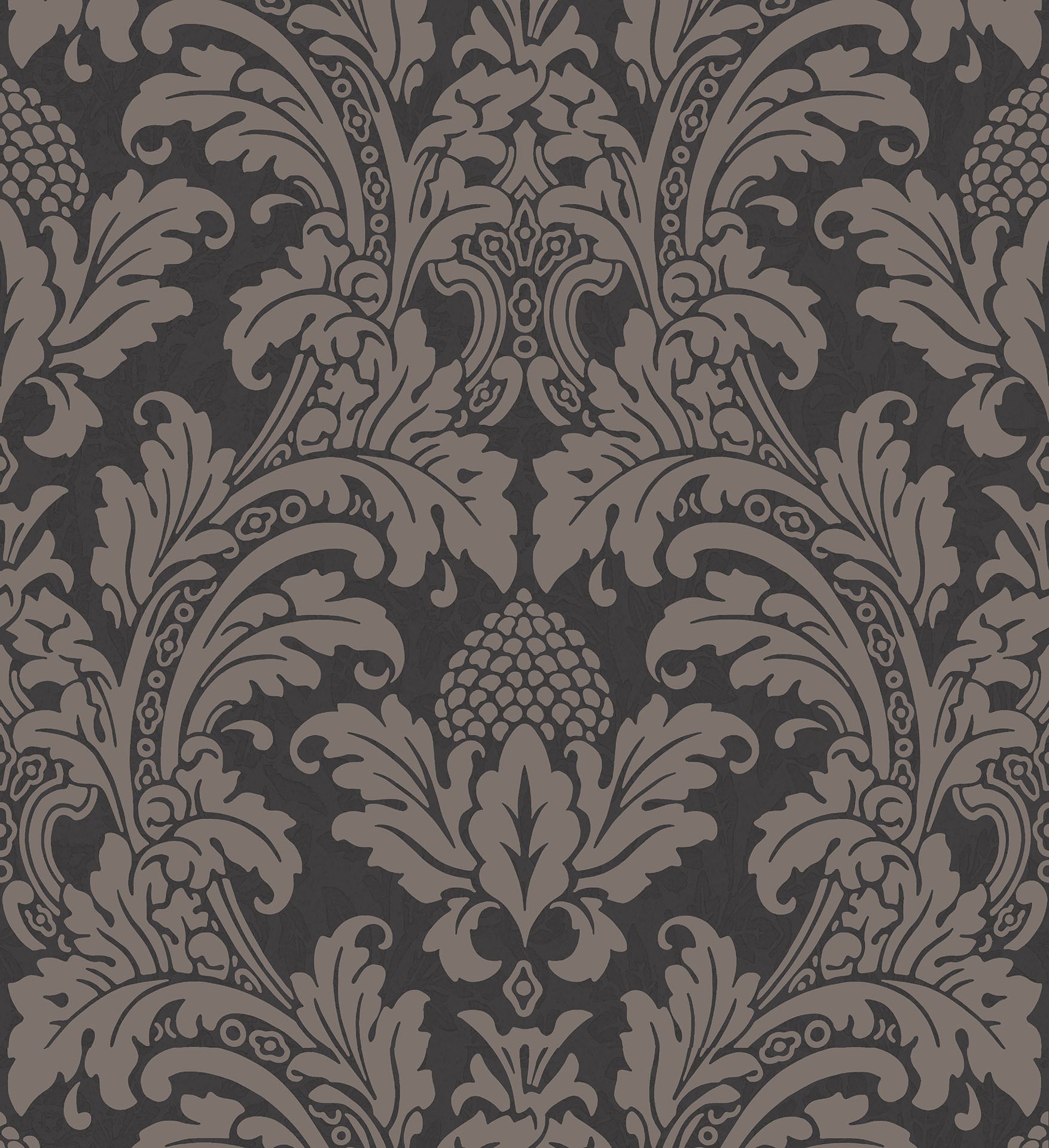 Metallic Pewter on Charcoal