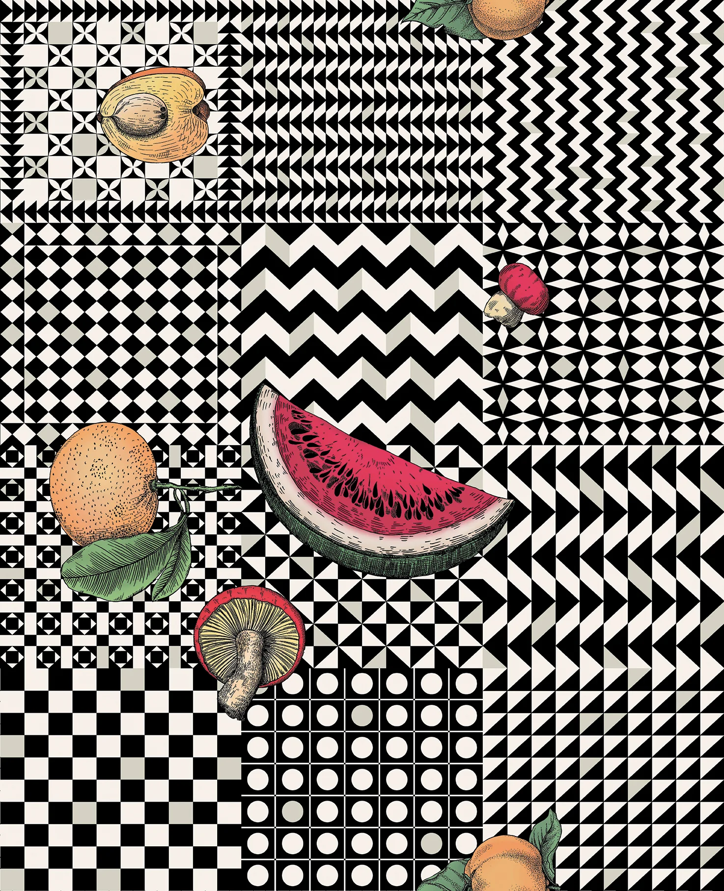 Black, White & Multi