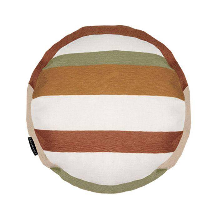 Casamance Halo Ocre kaki 45cm rund