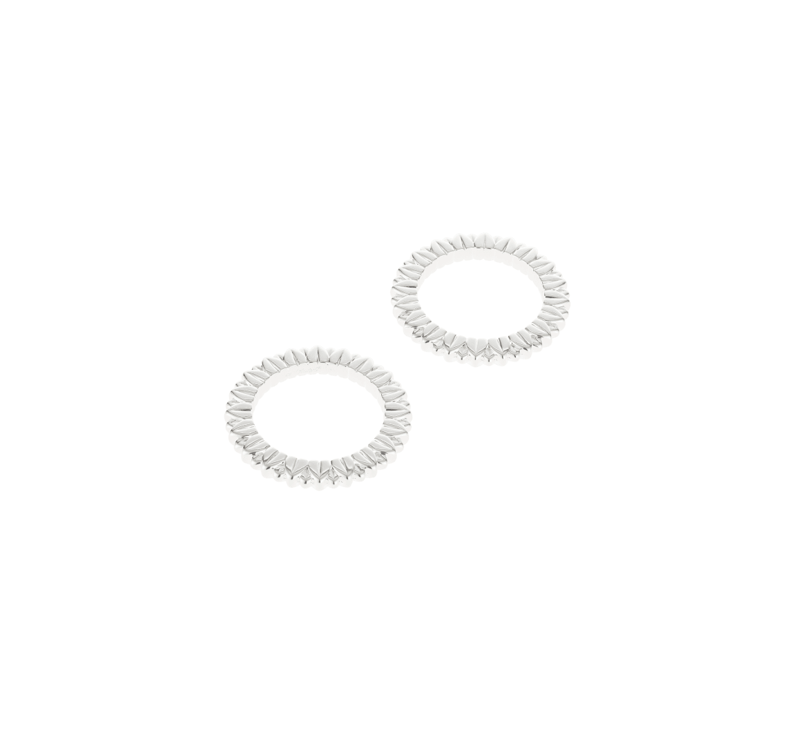 Christofle Malmaison Palmettes Serviettenringe 2-er Set versilbert