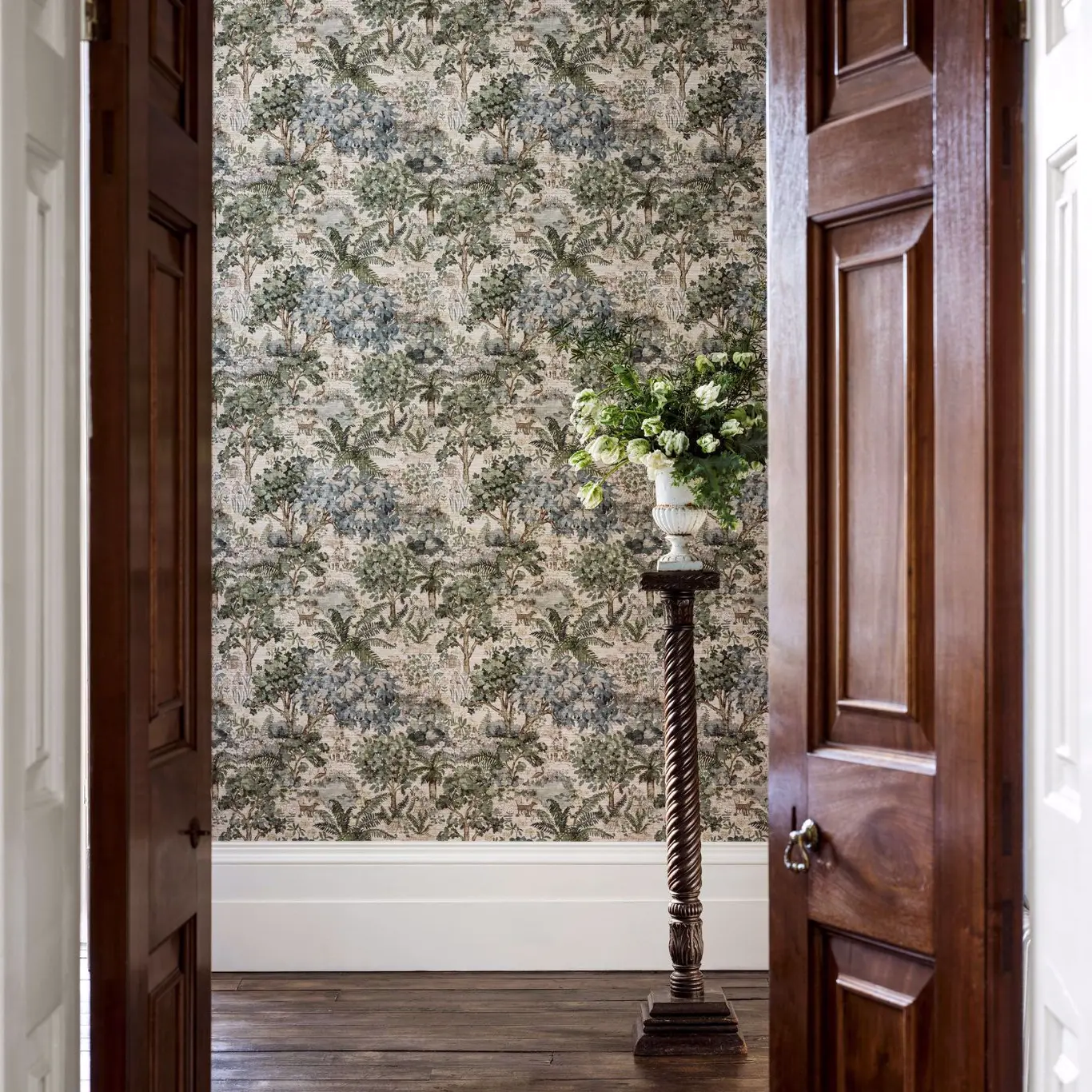 Sanderson The Stumpery Wallpaper
