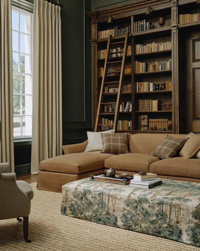 Colefax and Fowler Birchwood | Druckstoff mit Waldmotiv