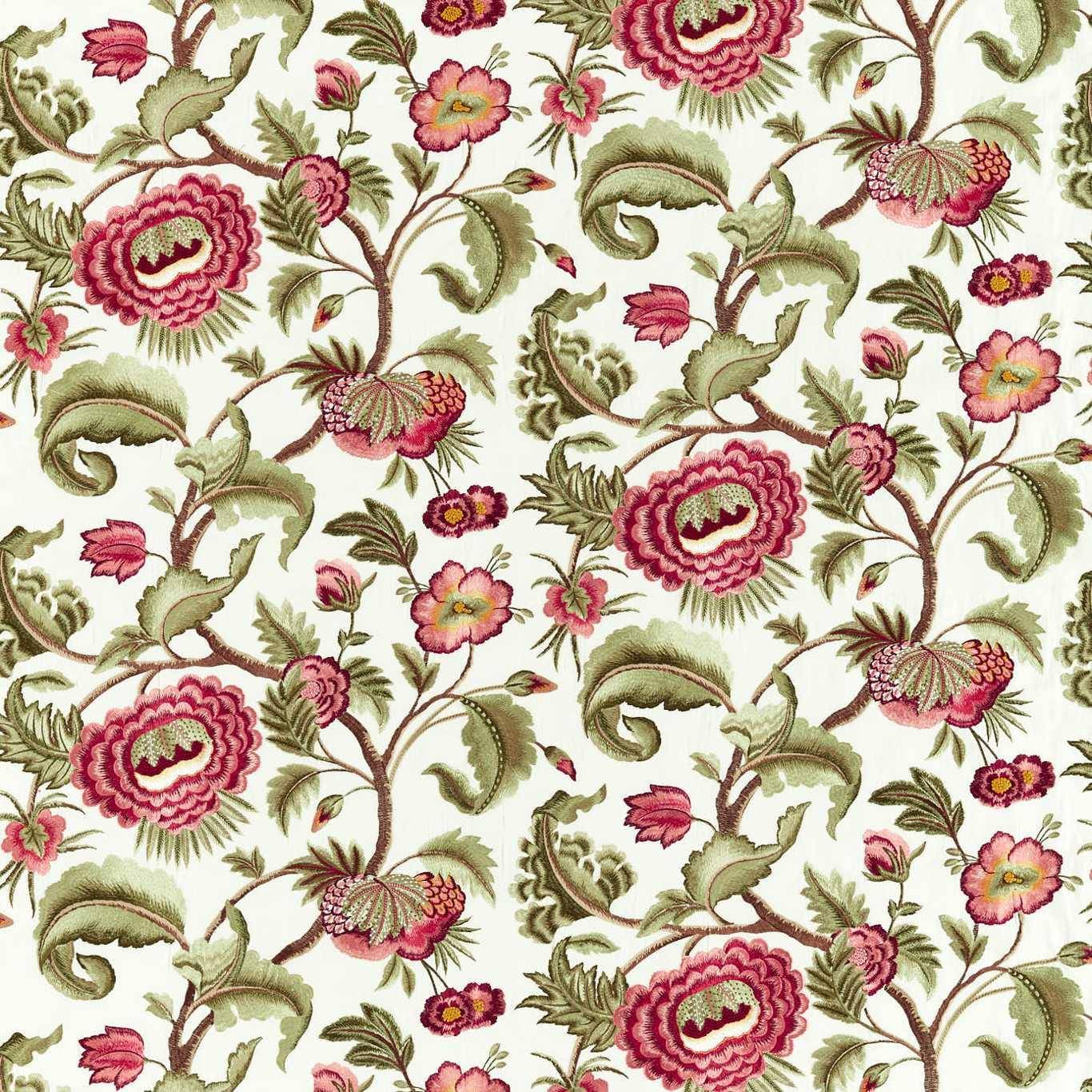 Zoffany Flamestitch Tree Embroidery