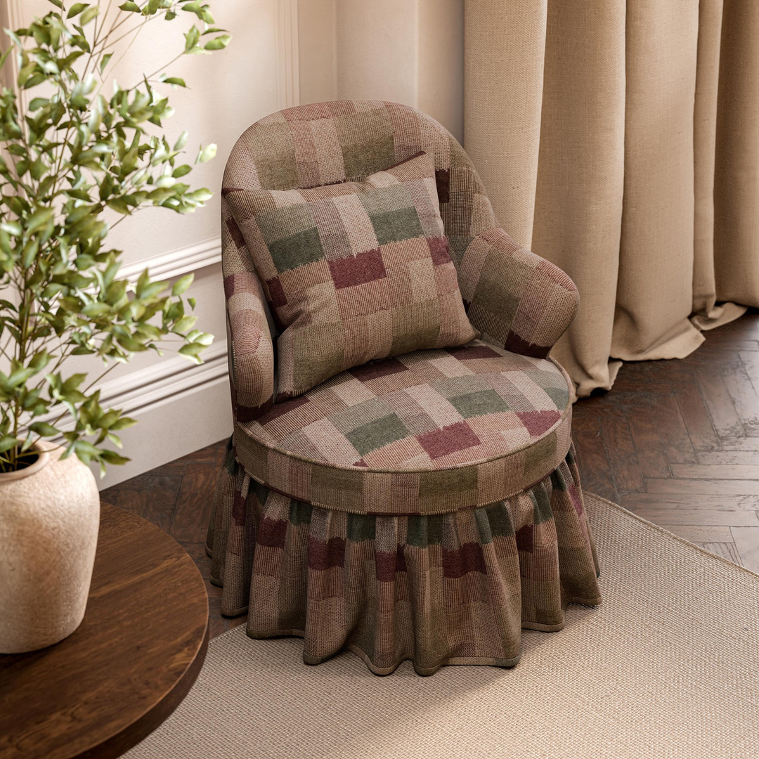 Sanderson Tavistone Wool - Dekostoff im Karomuster
