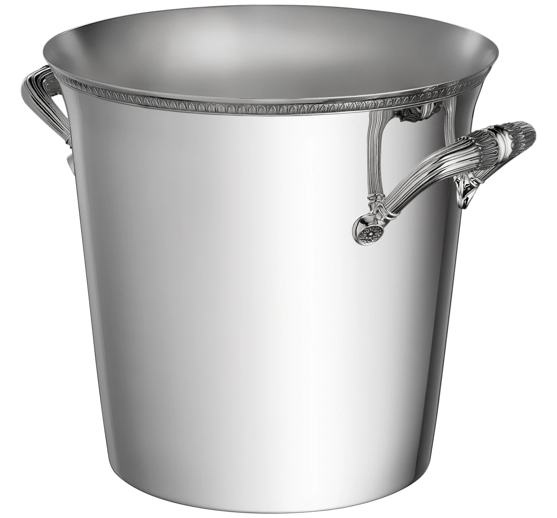 Christofle Malmaison Silver-Plated 2-Flaschen Champagner Kühler