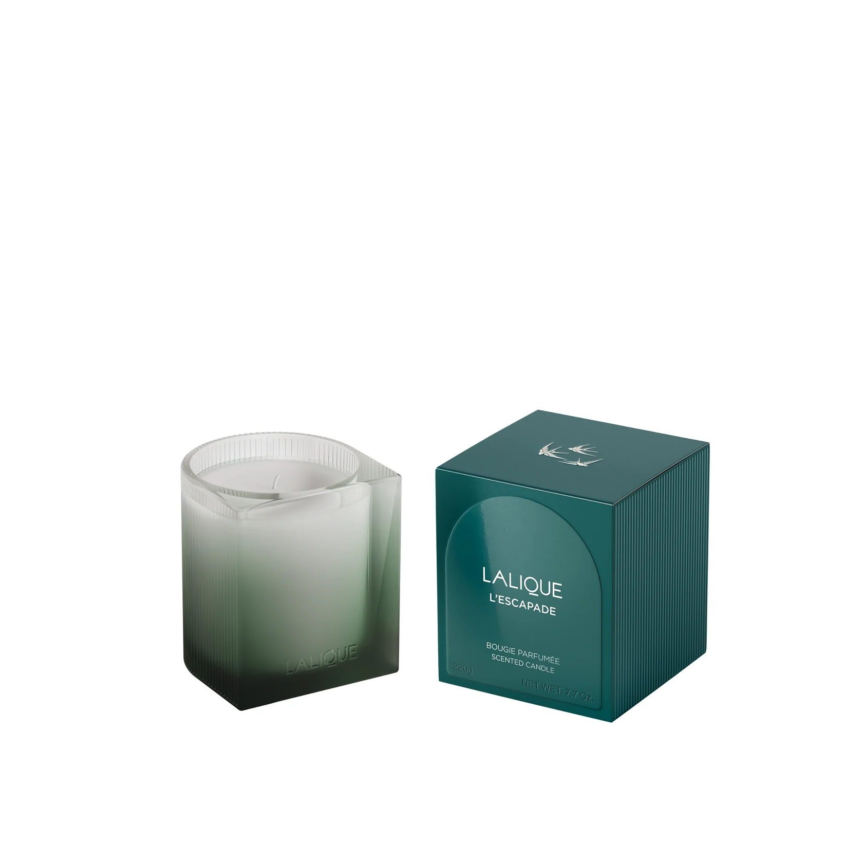 Lalique Duftkerze L`Escapade  mit Zendernholz