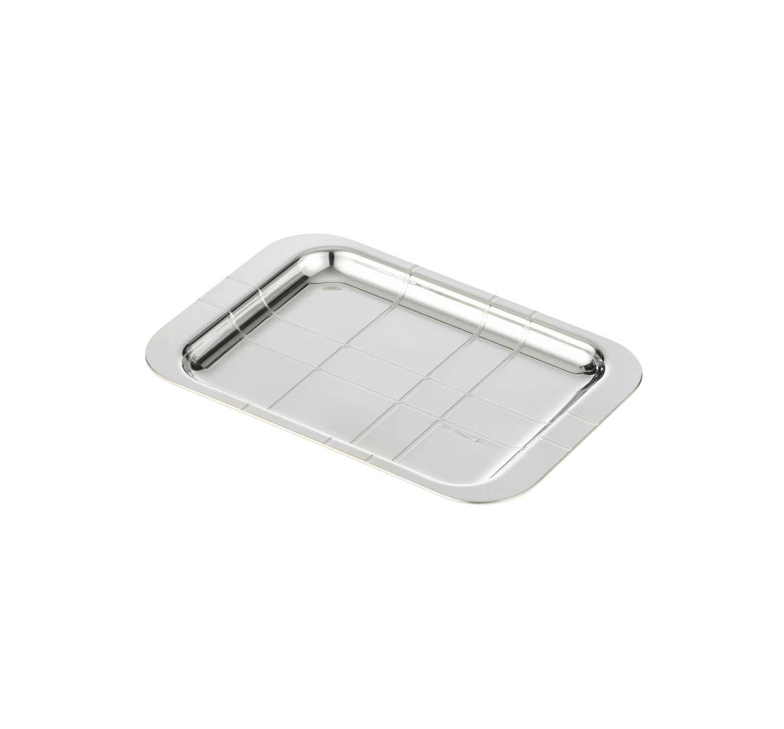 Christofle Graphik Tablet 10x15cm versilbert