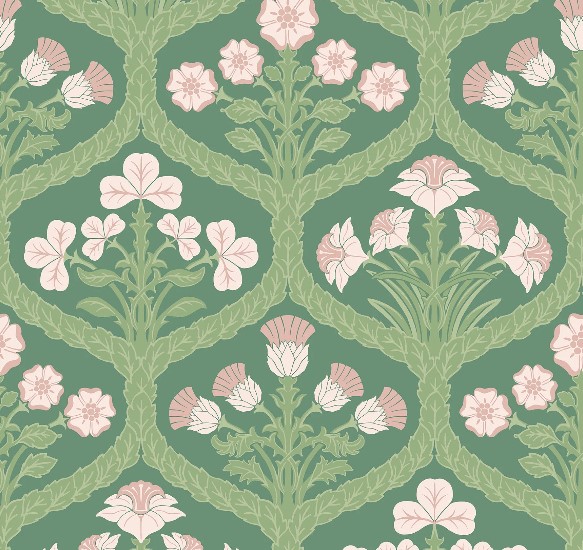 Ballet Slipper & Leaf Green on Forest