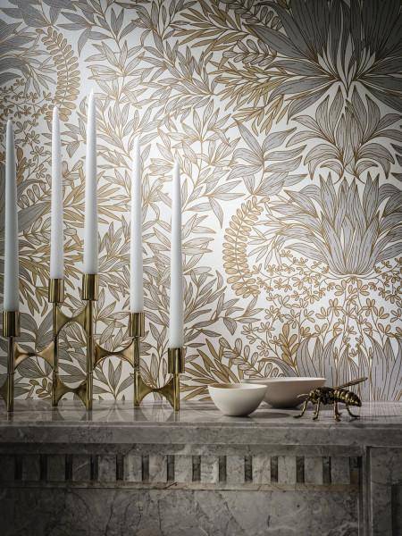 Casamance Chardon - ein raffiniertes Distelmotiv und Jugendstil