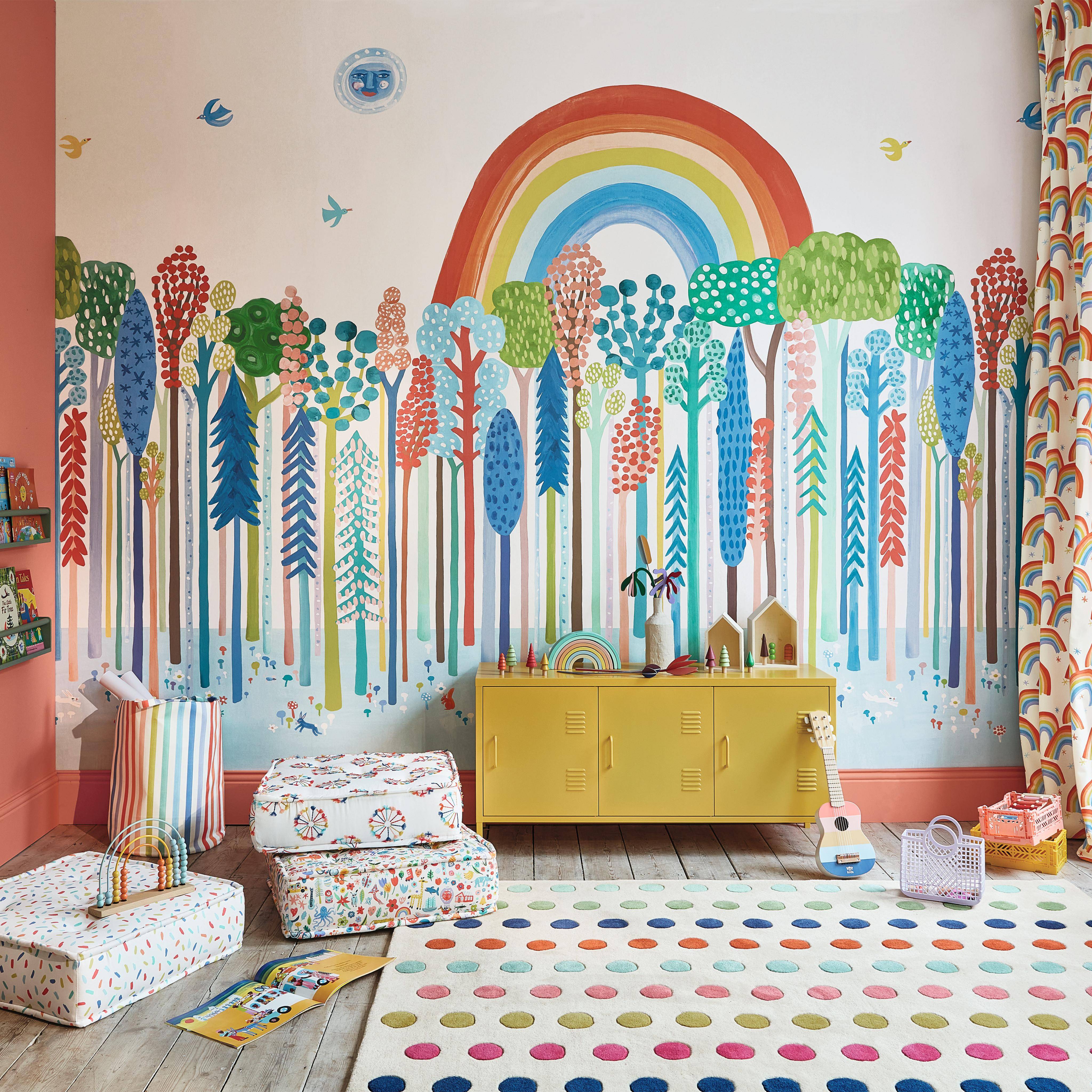 Villa Nova Rainbow Forest Wall Mural