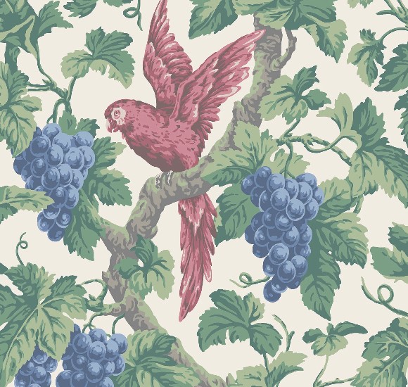 Rose, Hyacinth & Forest on Parchment