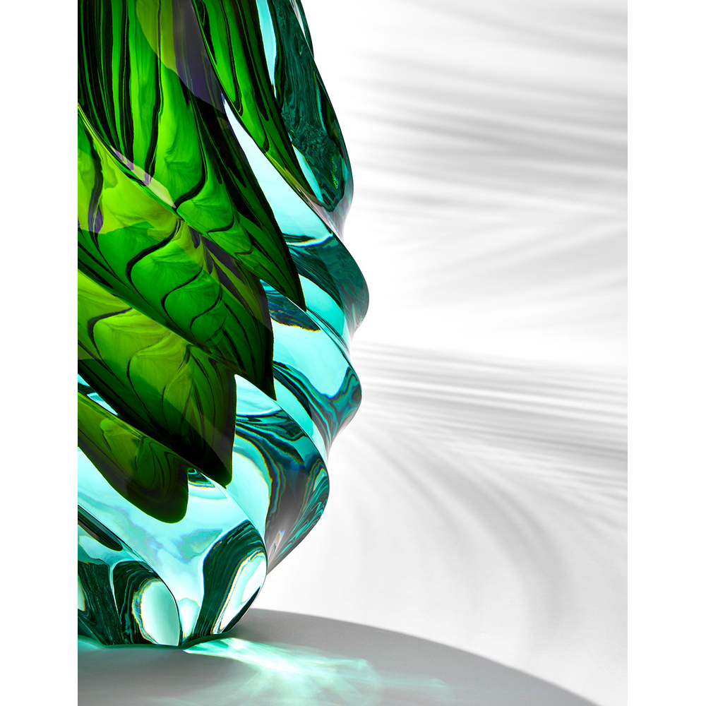 Moser Vase Twist 21cm