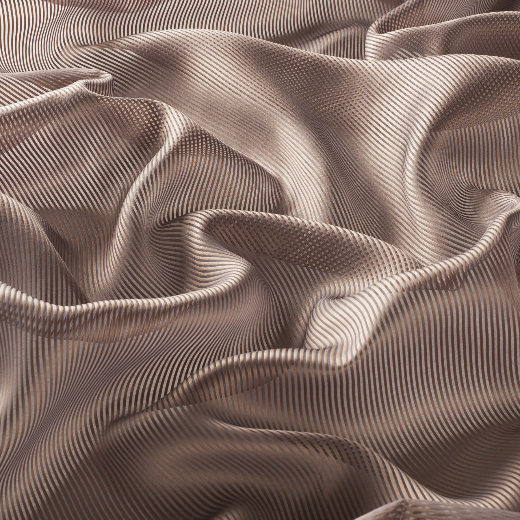 JAB Actress – Premium-Organza mit vertikalem Muster
