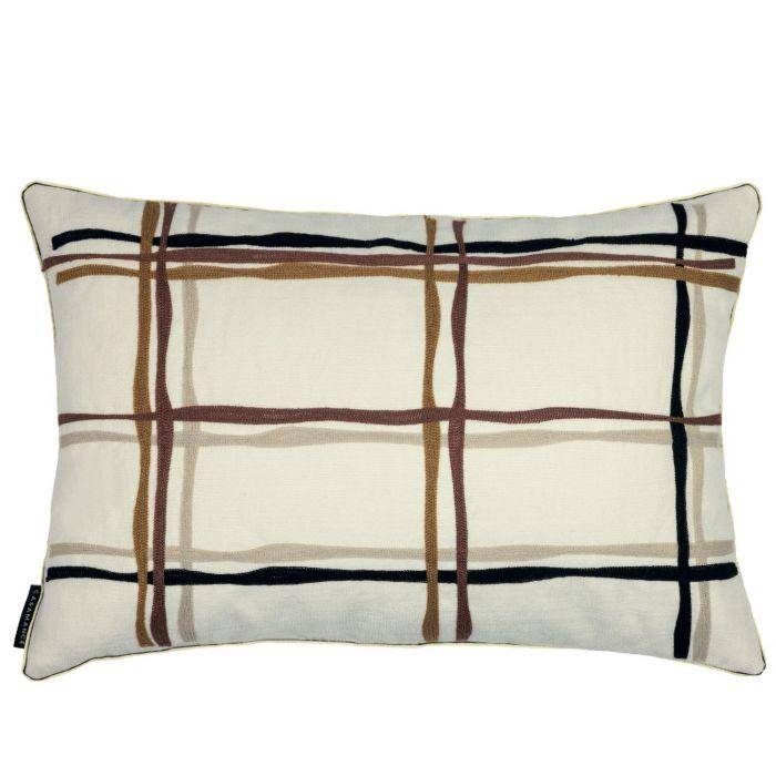 Casamance Oban Ocre noir 40x60cm