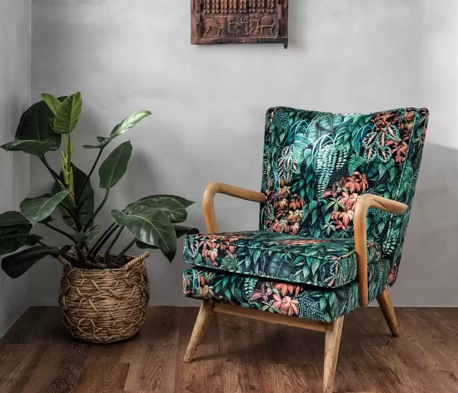 Osborne & Little Green Wall Velvet