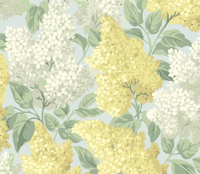 Lemon & Soft Olive on Sea Foam