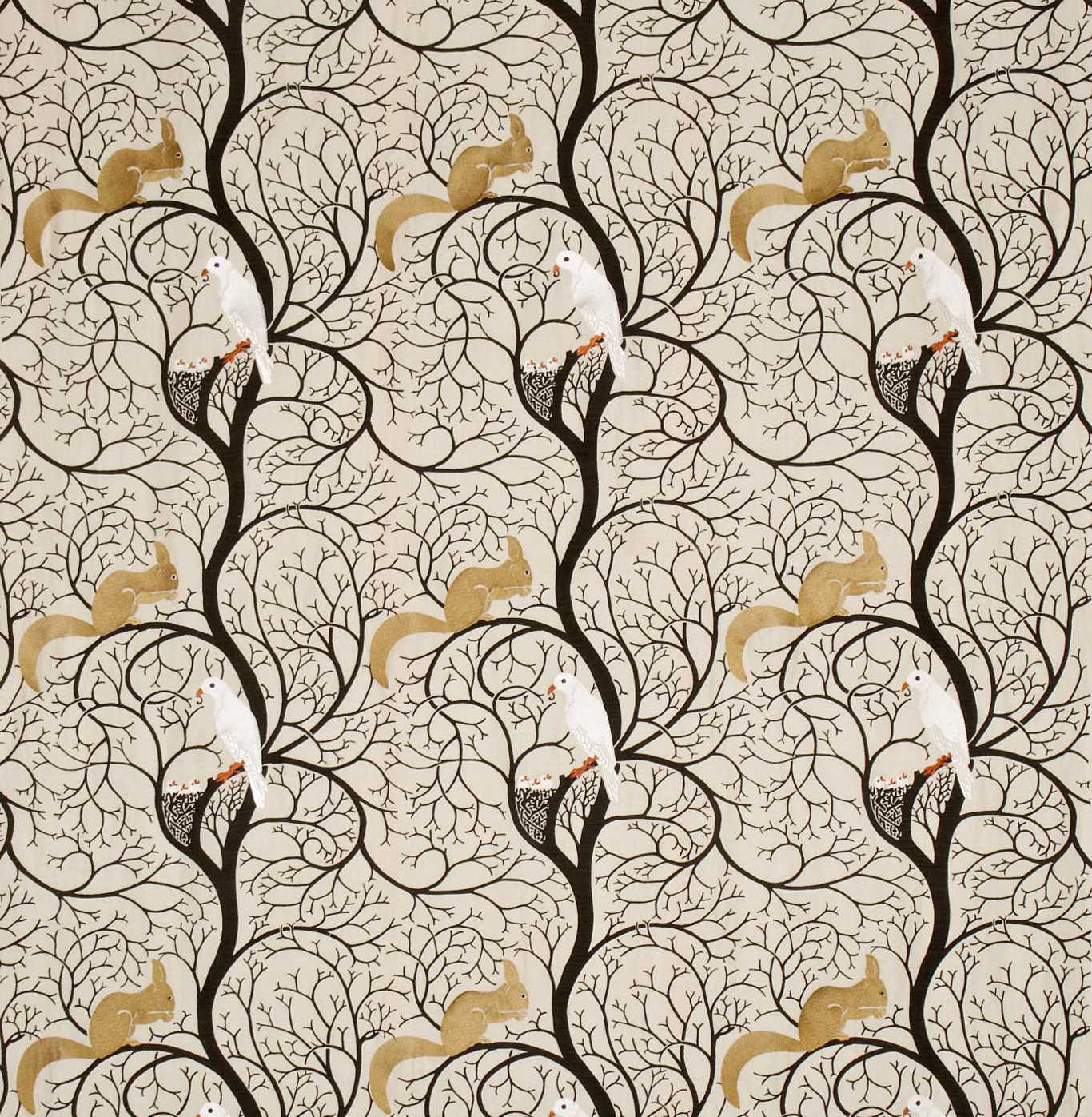 Sanderson Squirrel and Dove Embroidery