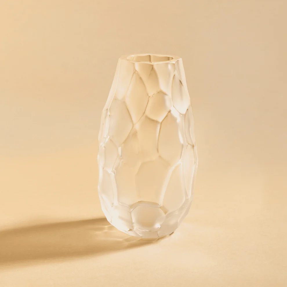 Lalique Silex Vase klein - klar