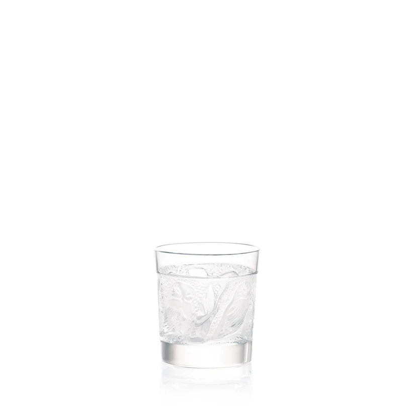 Lalique Owl Old Fashion Tumbler