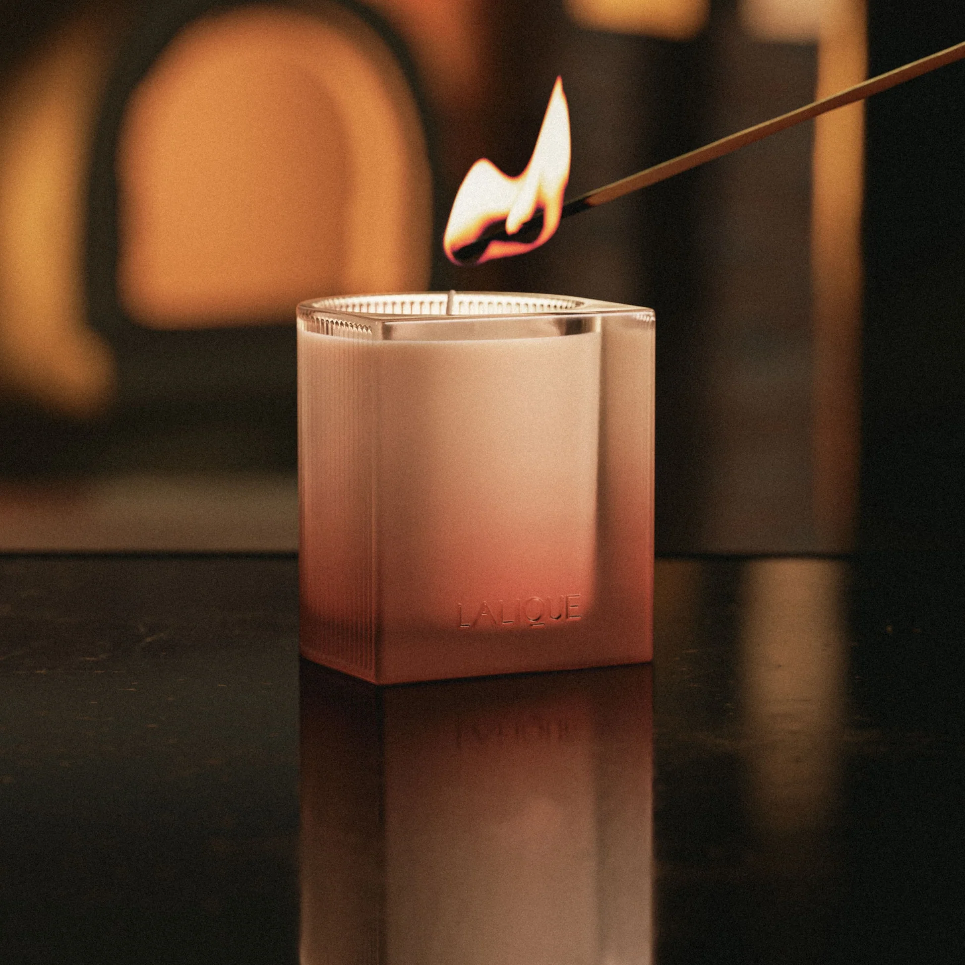 Lalique scented candle La Verrerie