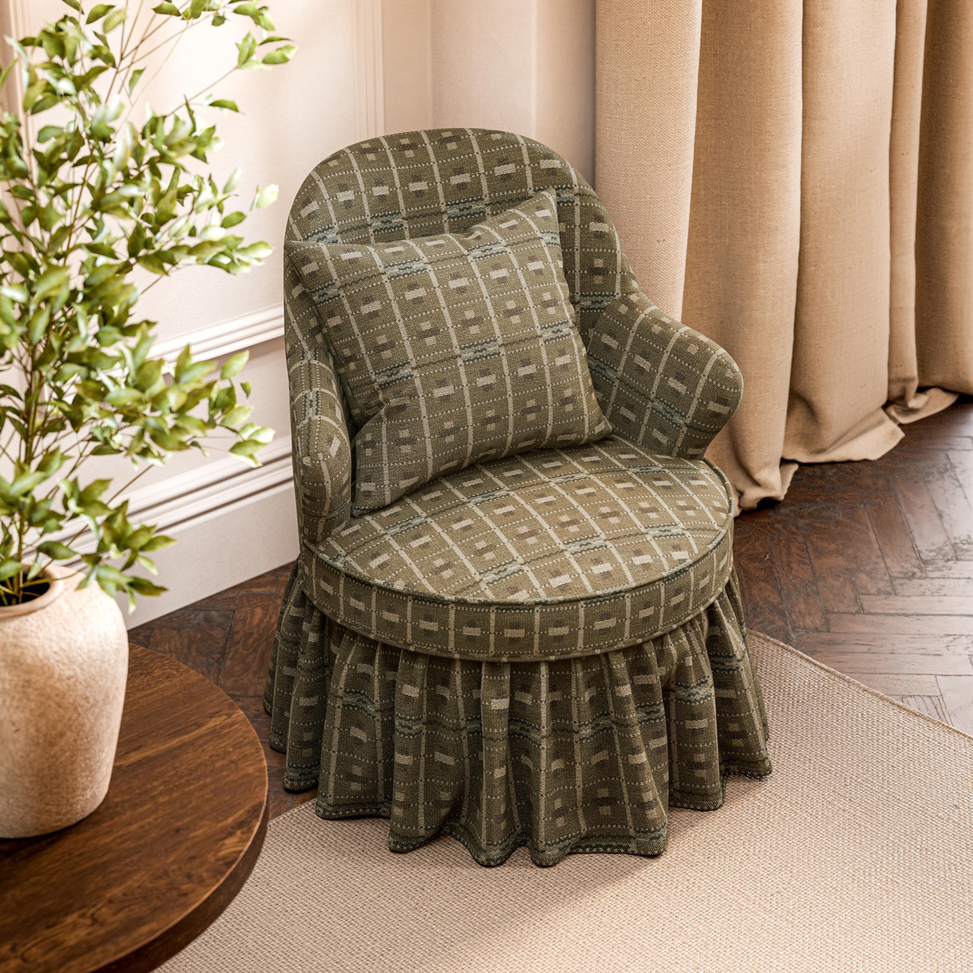 Sanderson Cotswold Check - Karierter Möbelstoff