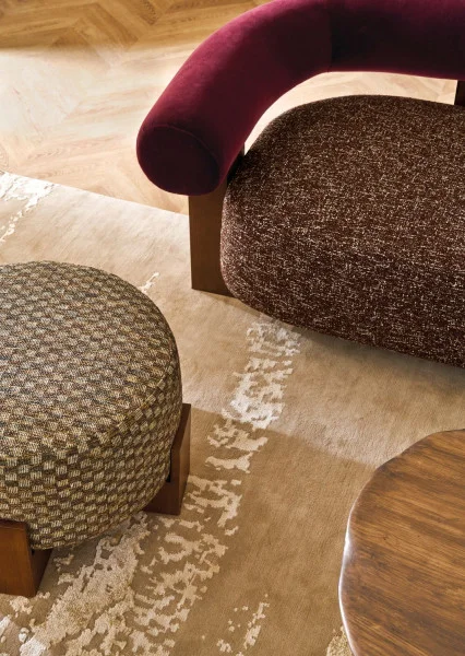 Casamance Savoir Faire – robuster Polsterstoff in Bouclé Optik