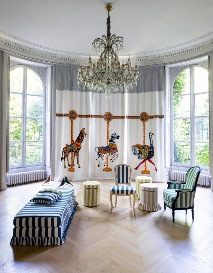 Pierre Frey Le zèbre du carrousel