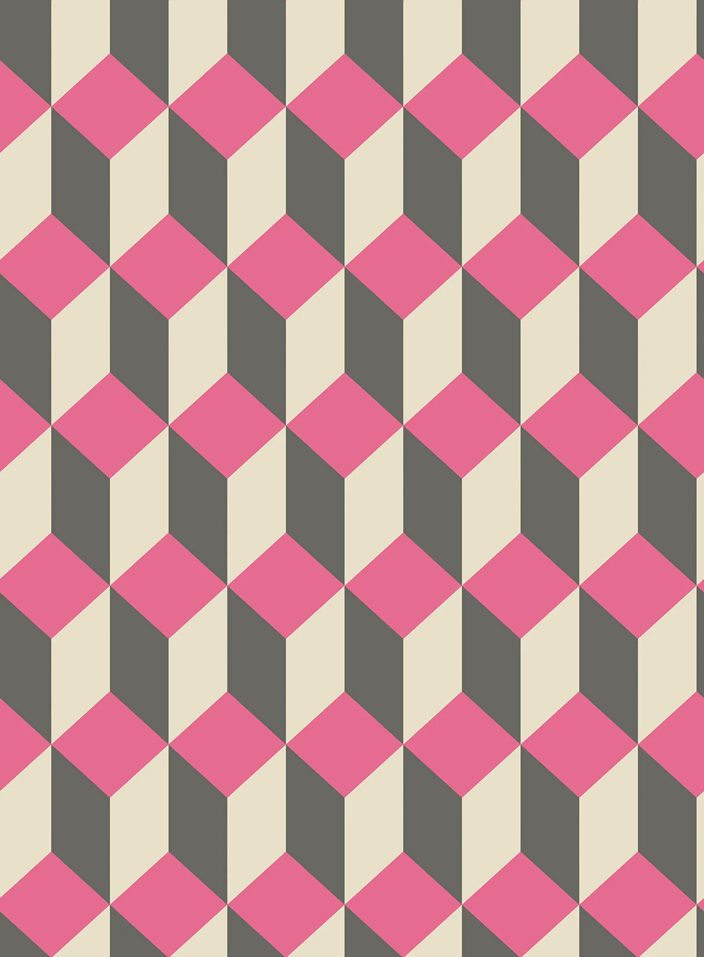 Magenta, White & Charcoal
