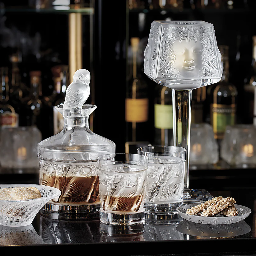 Lalique Owl Decanter