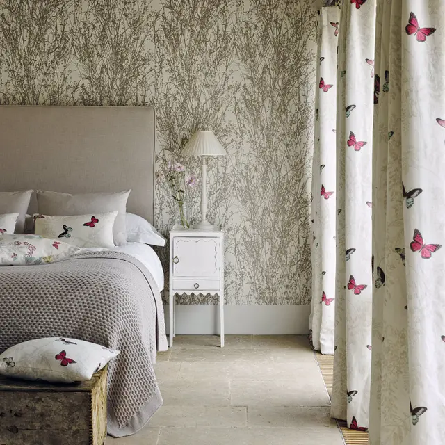 Sanderson Meadow Canvas Wallpaper