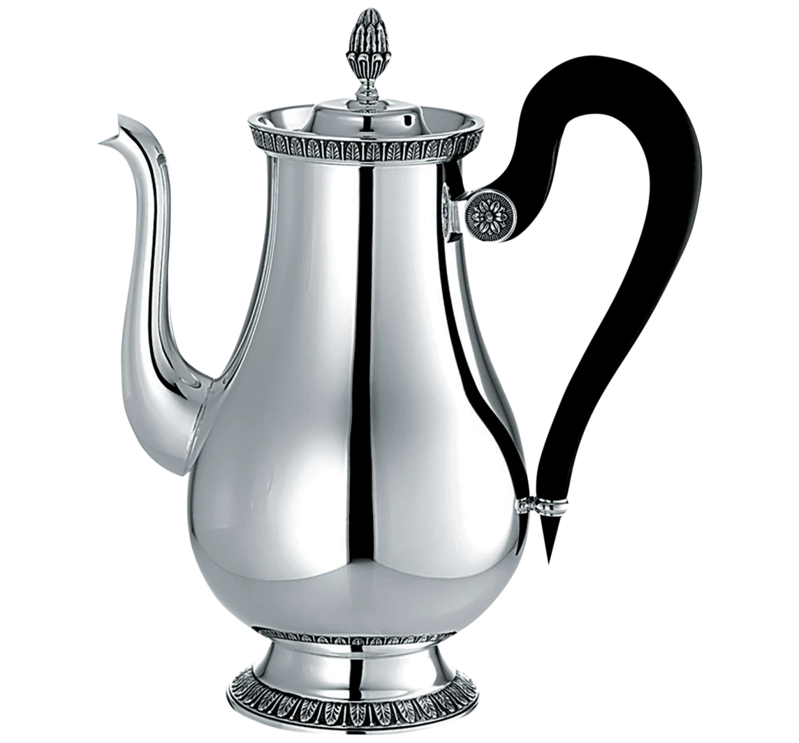 Christofle Malmaison Silver-Plated Teekanne 10 Tassen