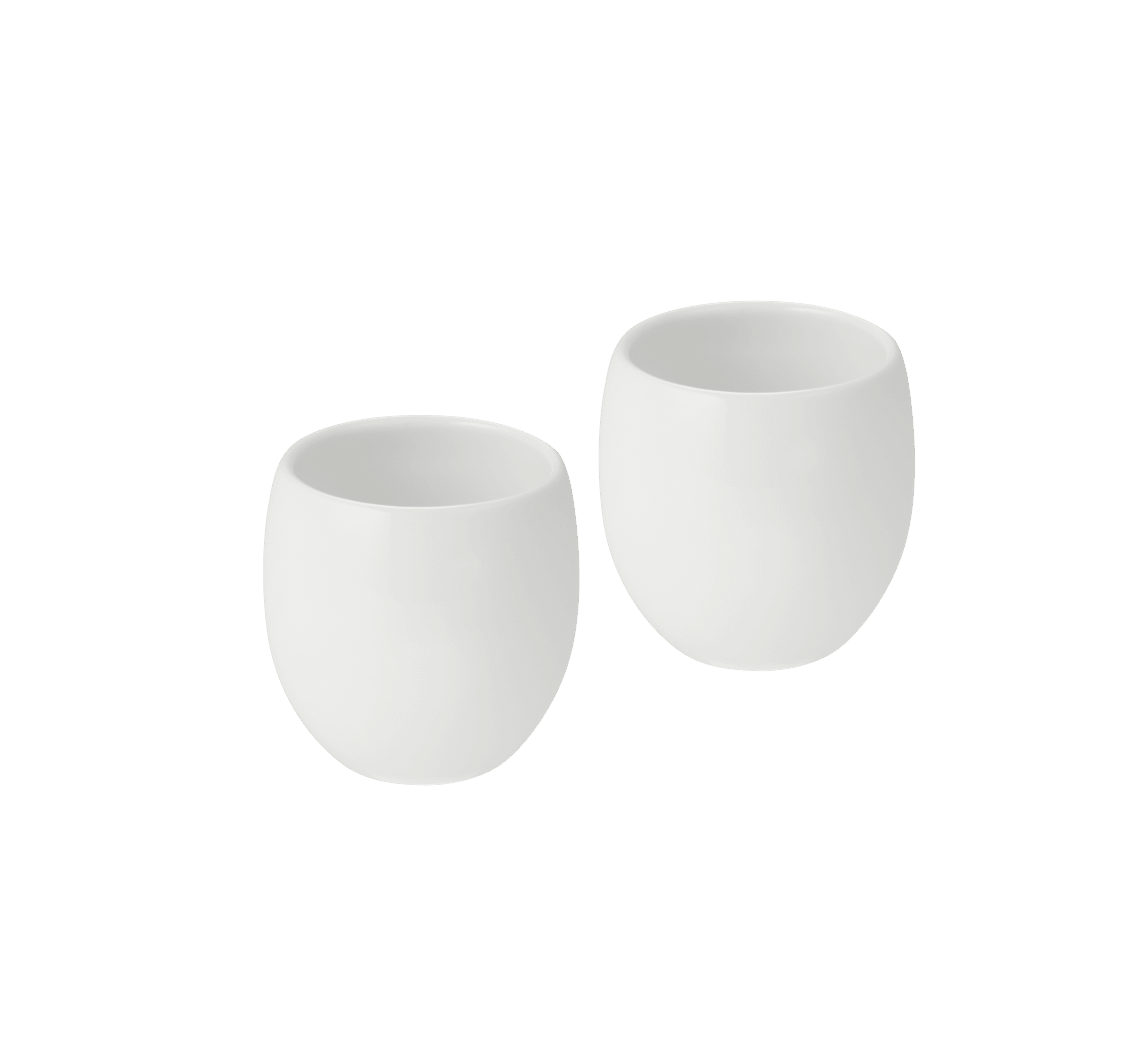 Chrisofle Mood Porzellan Espresso Becher 2-er Set