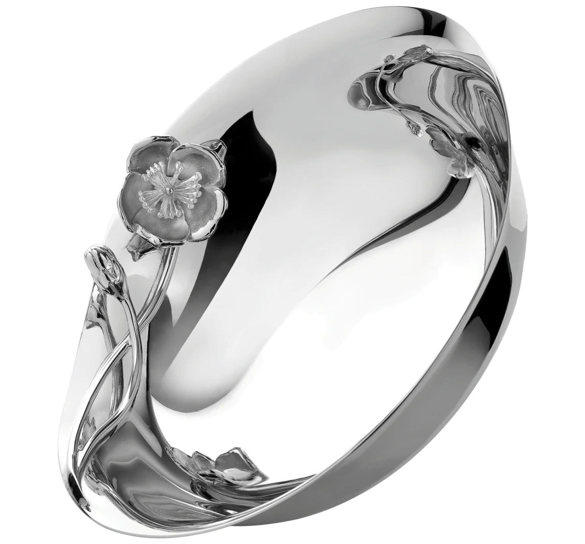 Christofle Anemone Schale versilbert