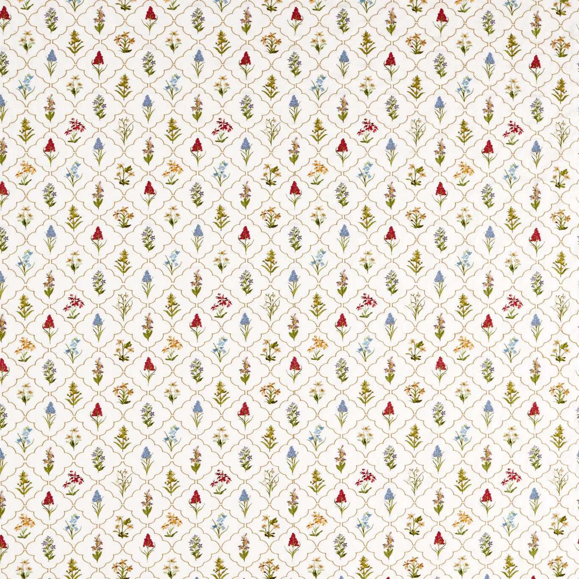 Sanderson Spring Meadow Embroidery