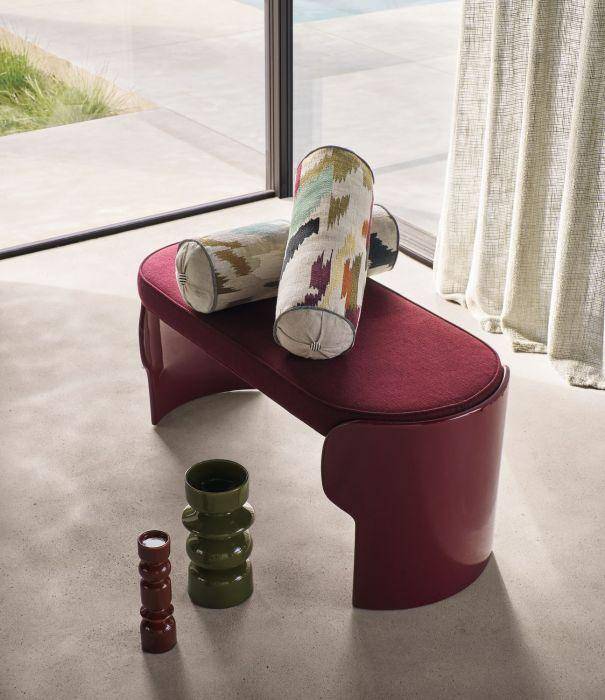 Casamance Benang Multico neutre 50x16 cm - Kissenbezug mit Stickerei