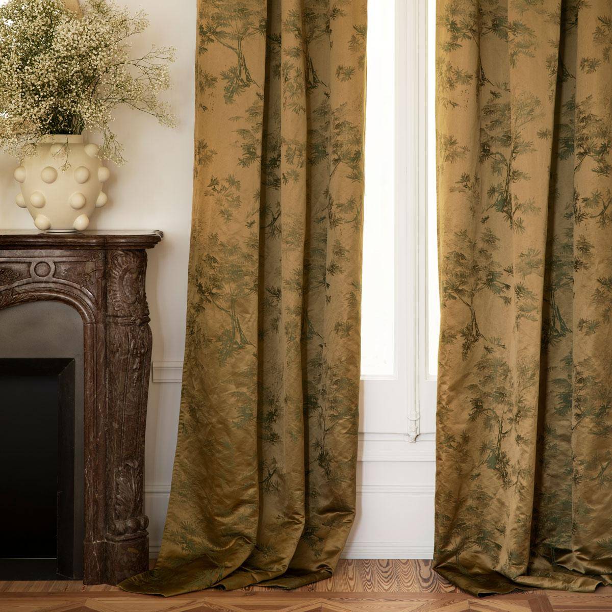 LIZZO Ginkgo-  Seiden-Jacquard 