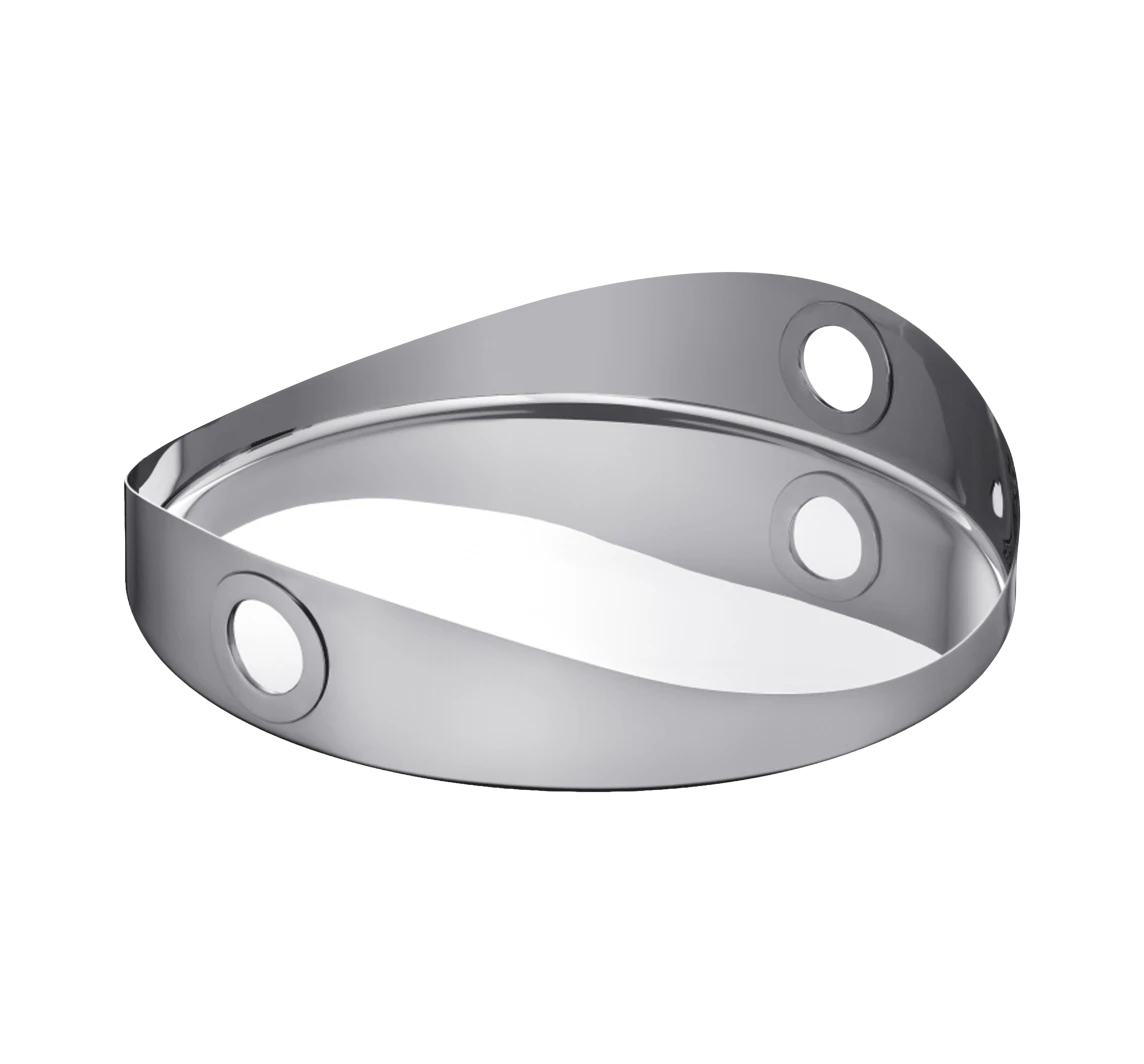 Oh de Christofle 40cm rund Edelstahl