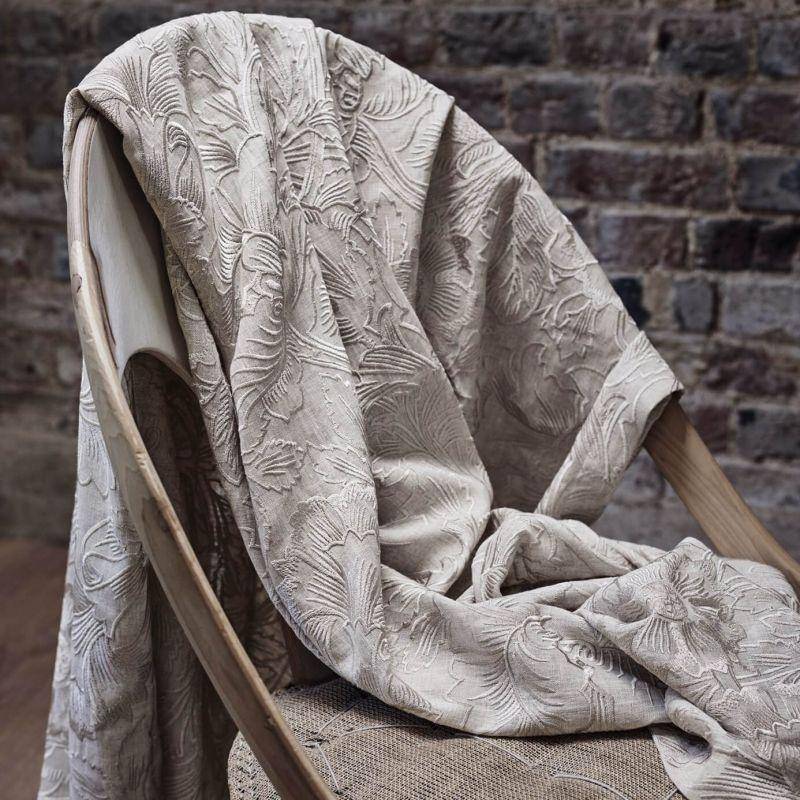 Morris & Co Pure Poppy Embroidery