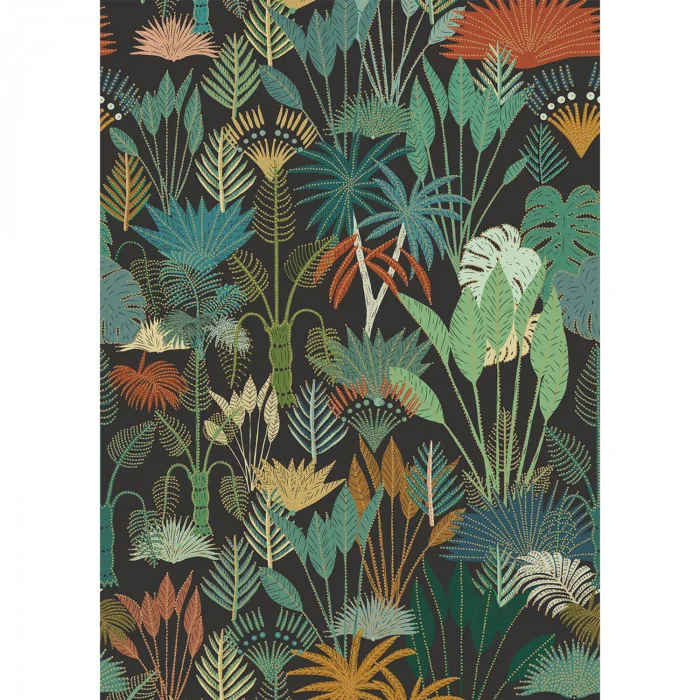 Vert rouge fond noir